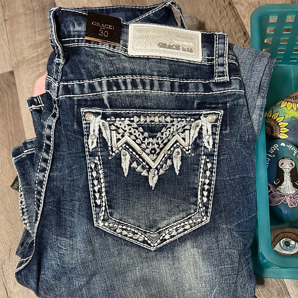 Grace in la easy fit bootcut size 30